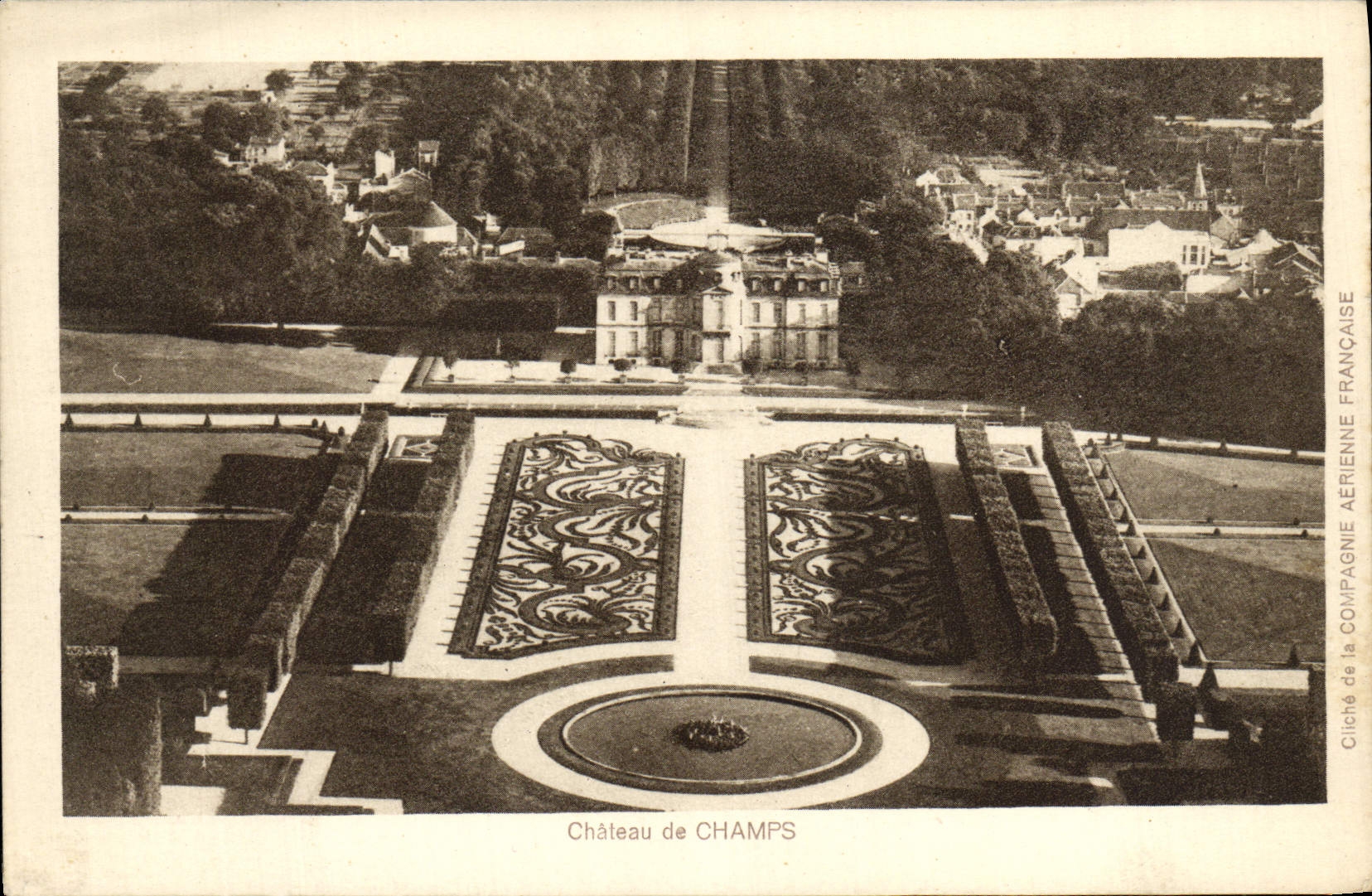 VINTAGE POSTCARD Castle Of Fields