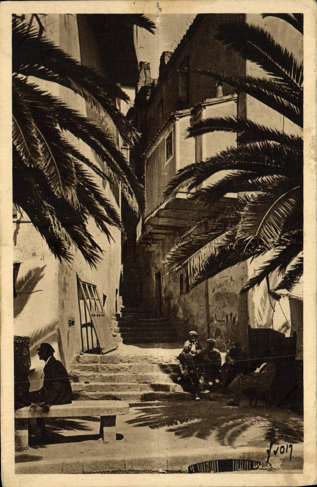 VINTAGE POSTCARD Calvi vision of the East