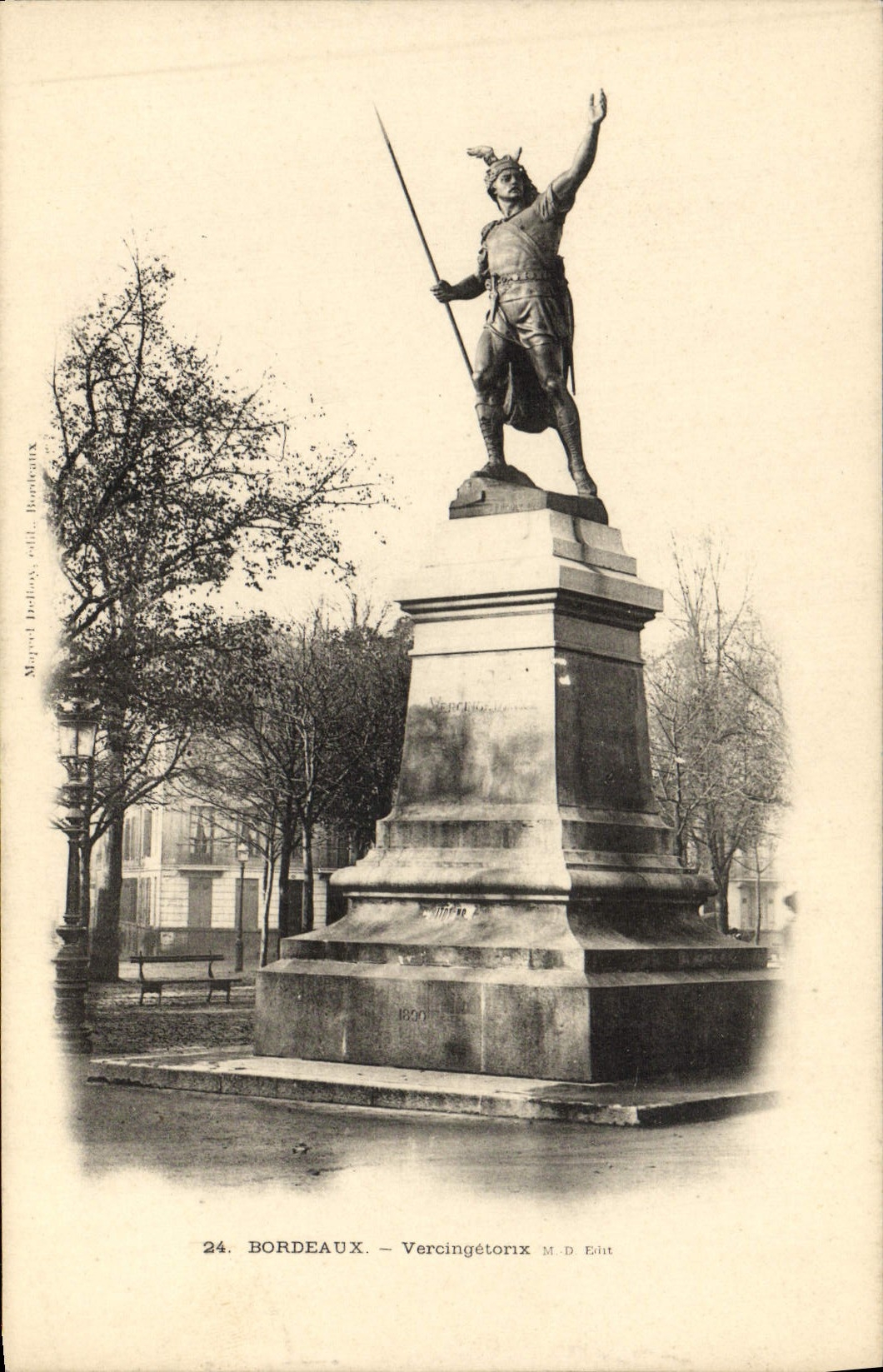 Burdeos Vercingetorix de la POSTAL de la VENDIMIA