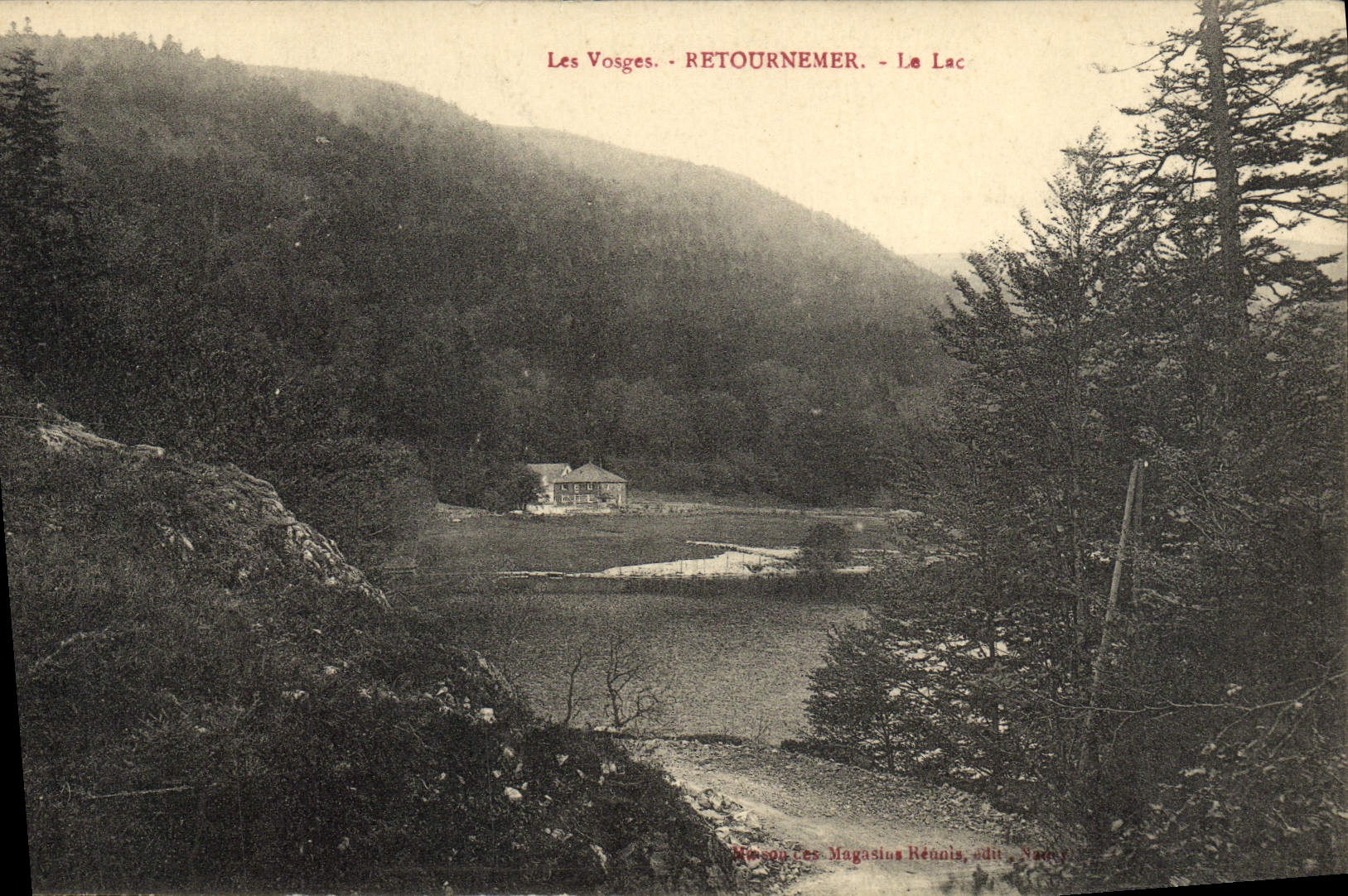 VINTAGE POSTCARD Voges Retournemer the Lake