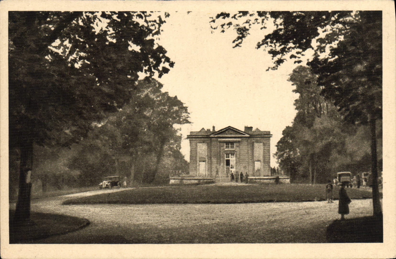 POSTAL Butard de la VENDIMIA que nube santa