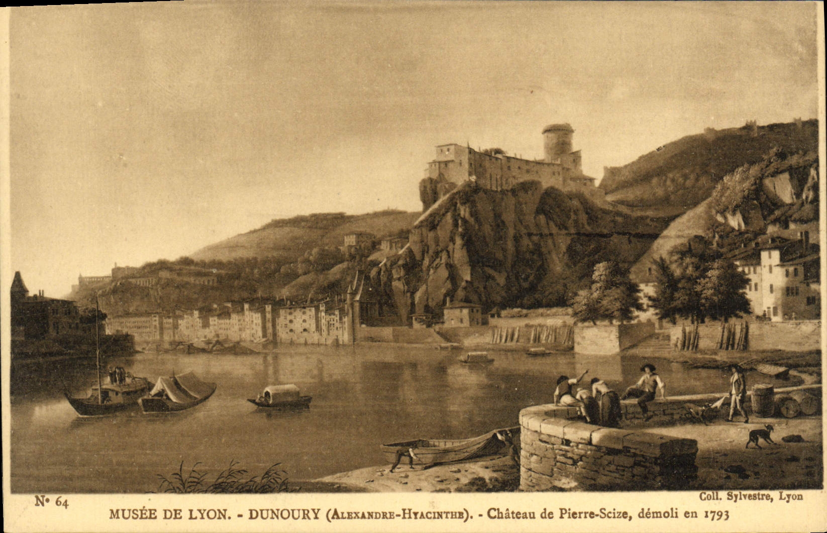 CPA Musee De Lyon Dunoury Chateau De Pierre Scize