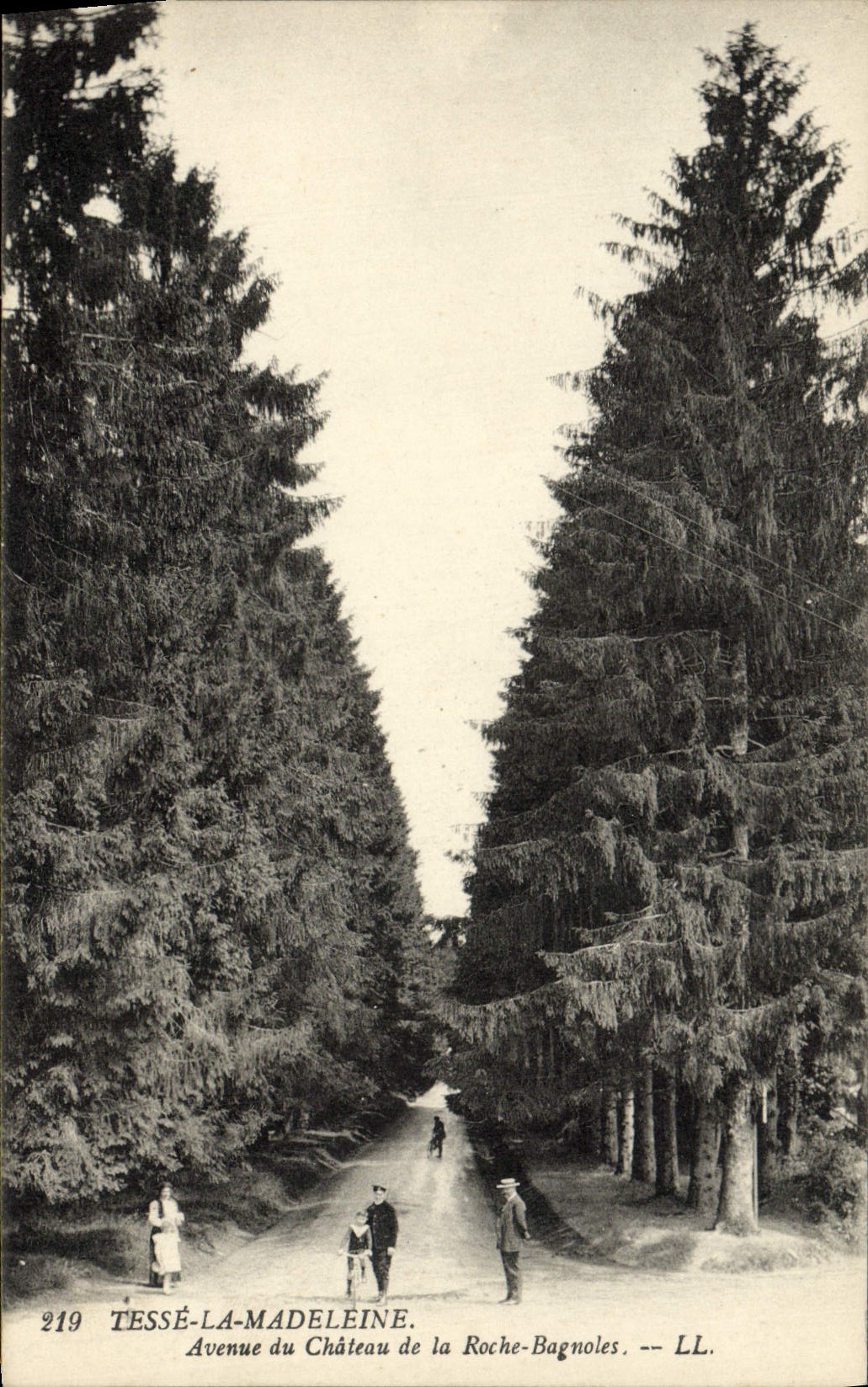 CPA Tesse La Madeleine Avenue Du Chateau De La Roche Bagnoles