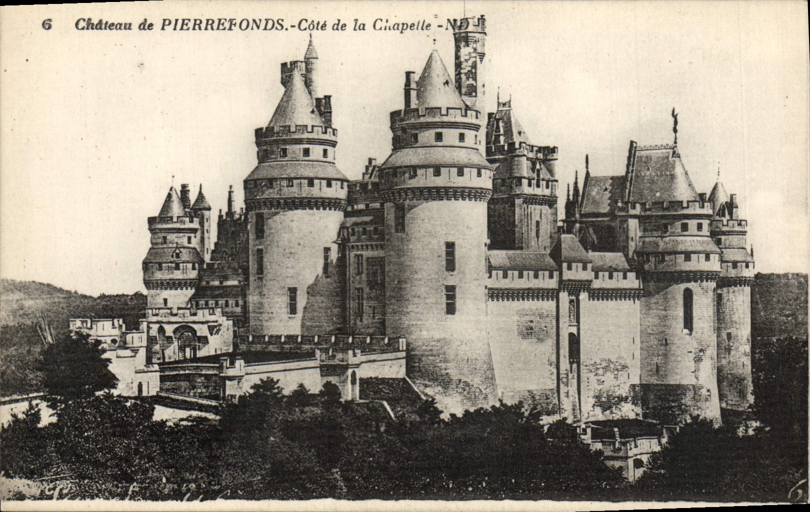 La POSTAL Pierrefonds de la VENDIMIA dimensiona la cámara acorazada