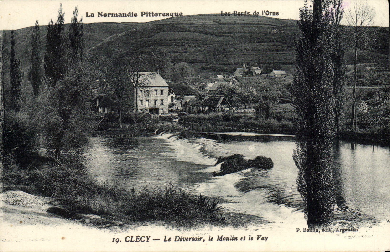 CPA Clecy Le Diversor le Moulin et le Vey