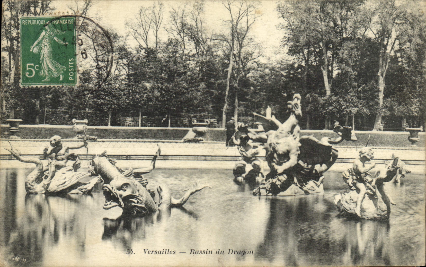 CPA Versailles Bassin du Dragon