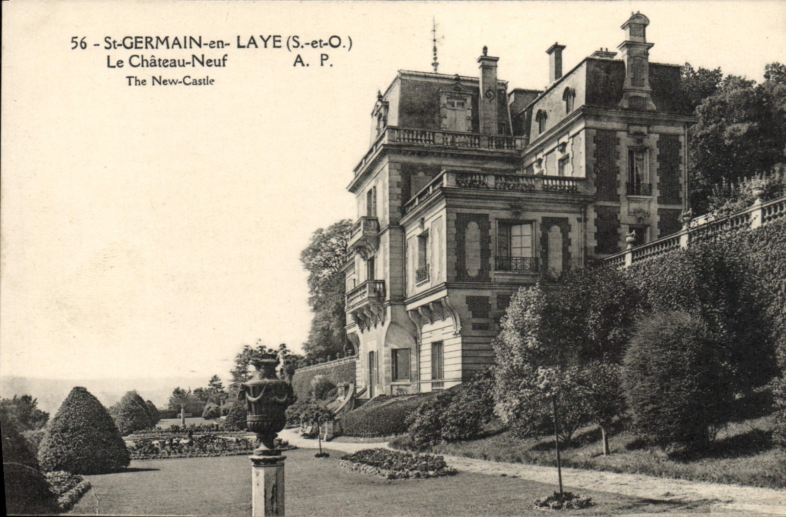 CPA Saint Germain en Laye Le Chateau Neuf