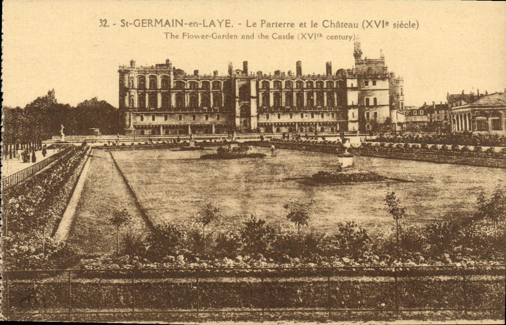 CPA Saint Germain en Laye Le Parterre et le Chateau