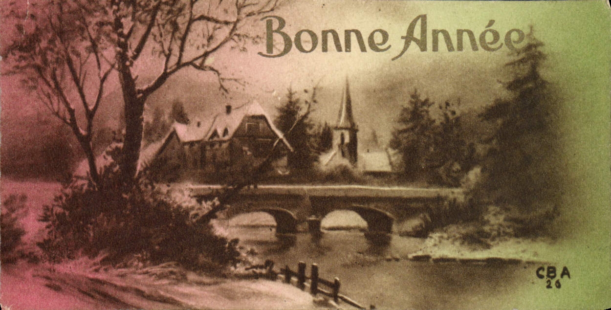 CPA Fantaisie Bonne annee