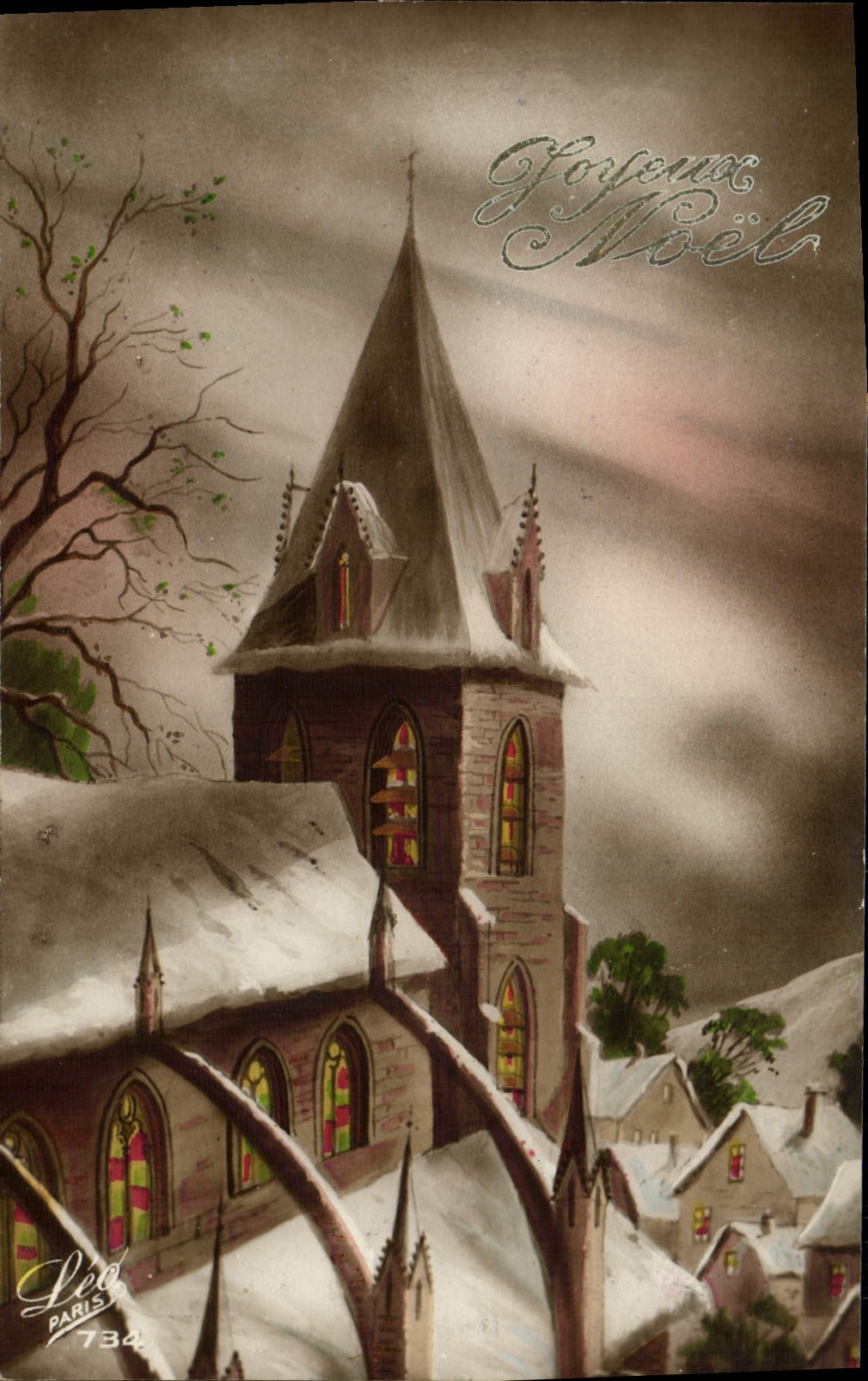 CPA Fantaisie Joyeux Noel