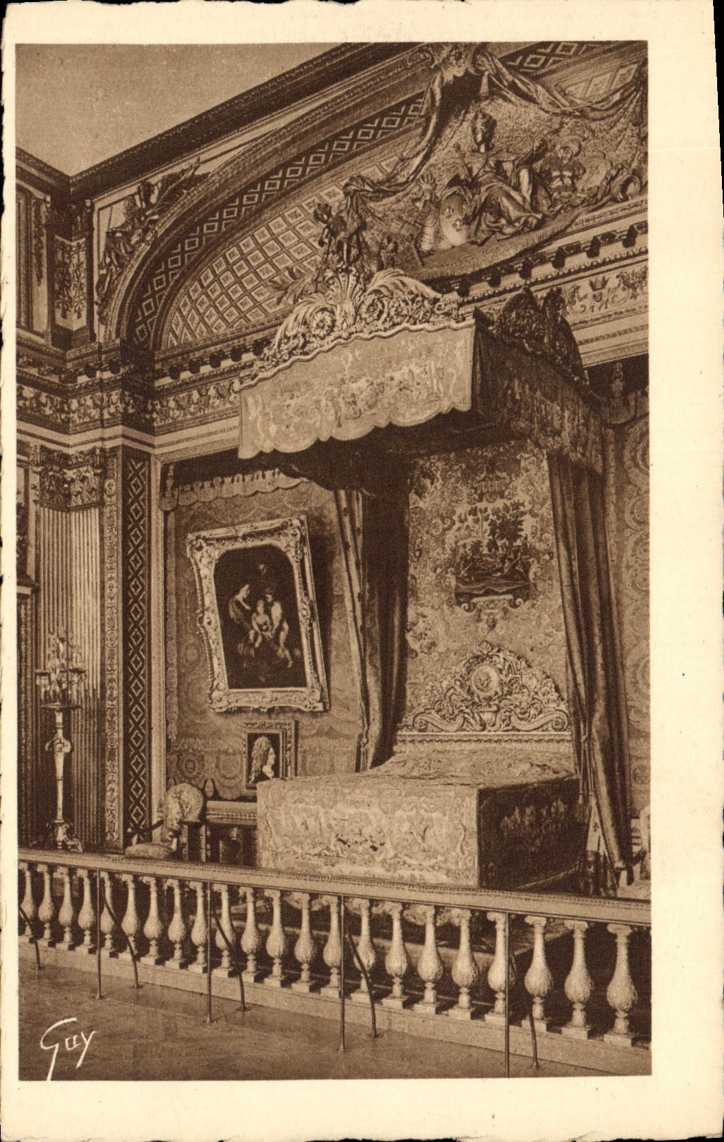 CPA Versailles Chambre de Louis XIV