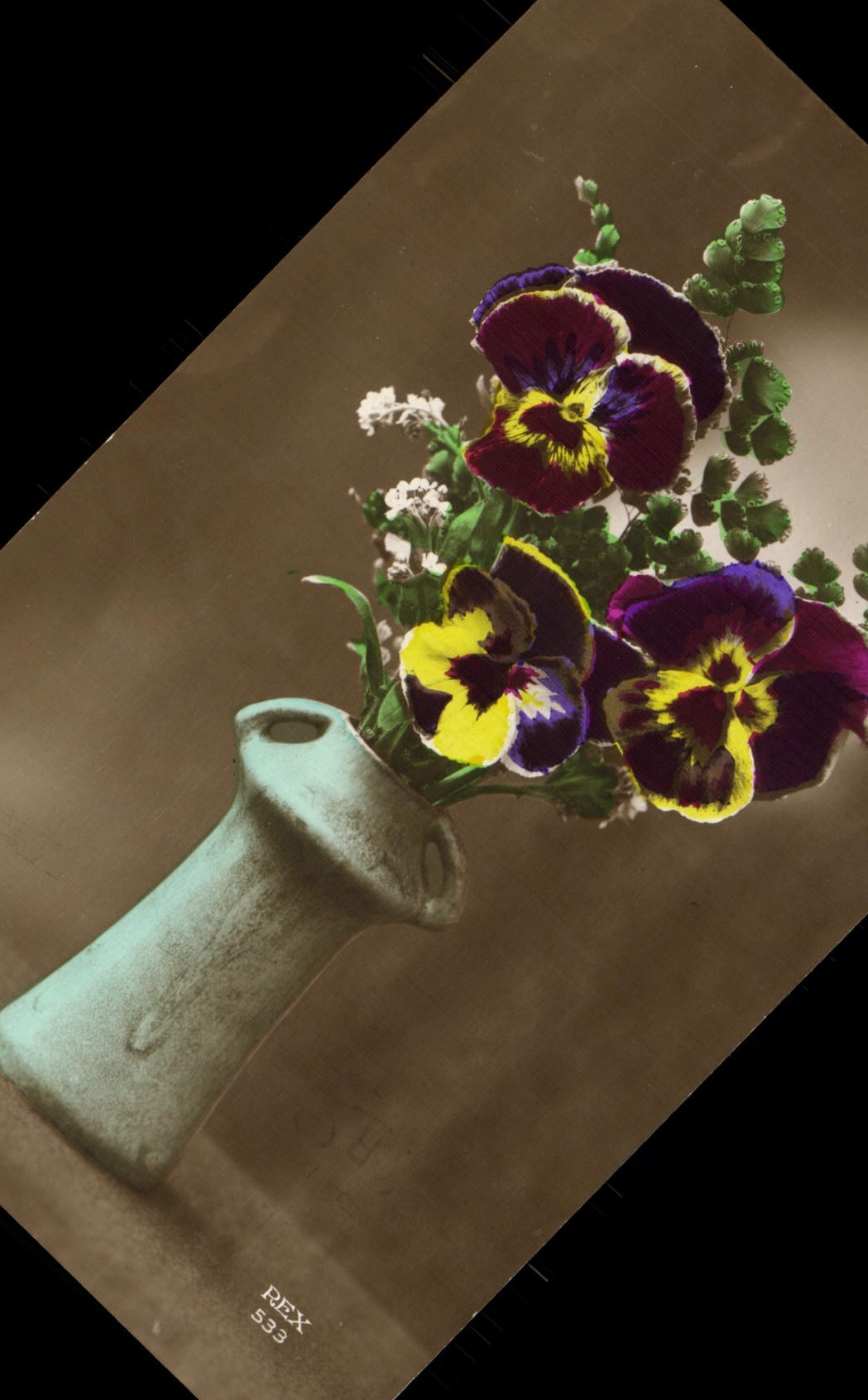 CPA Fantaisie Fleurs