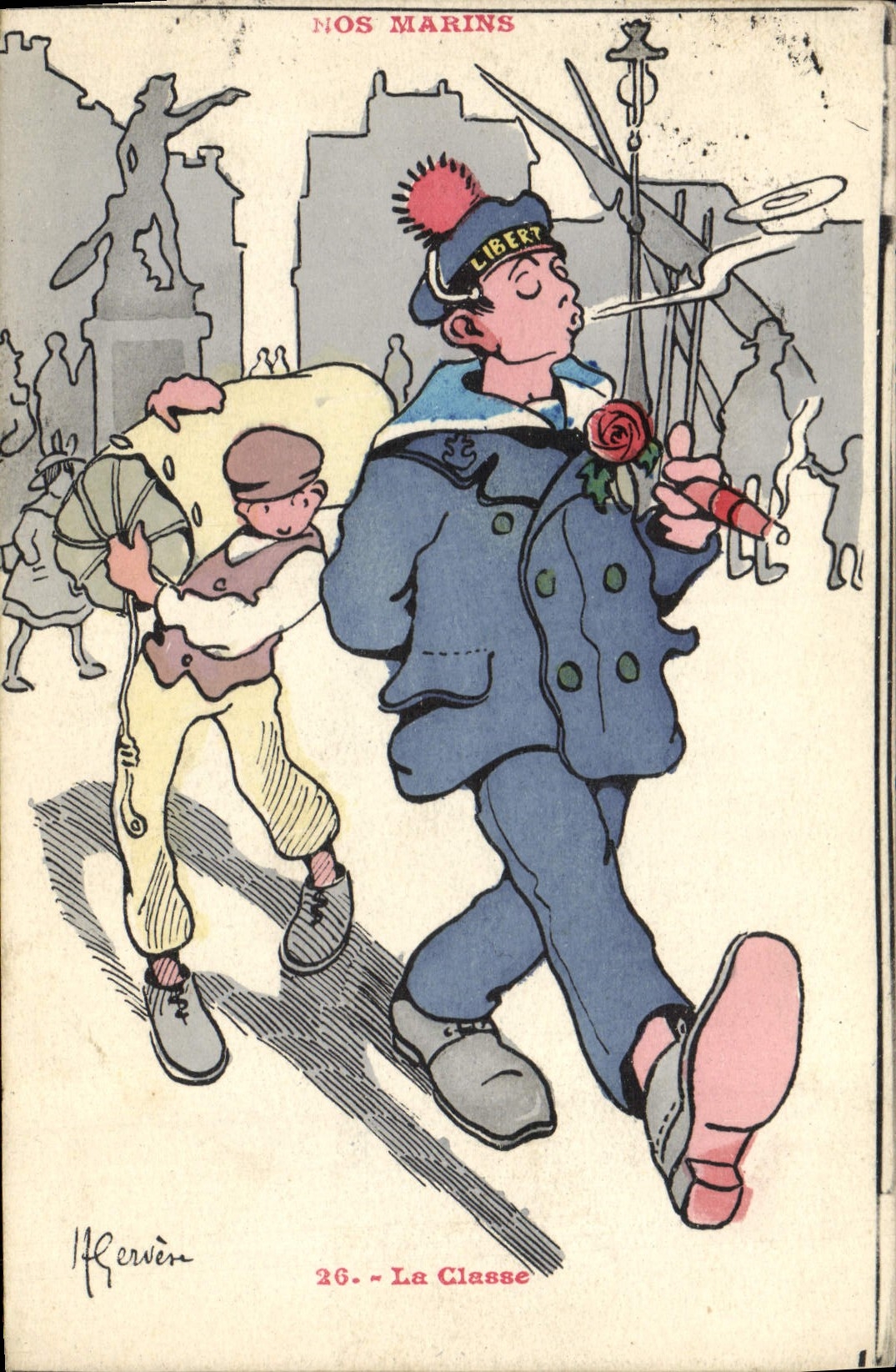 CPA Gervese Nos Marins La classe Cigar Tabac