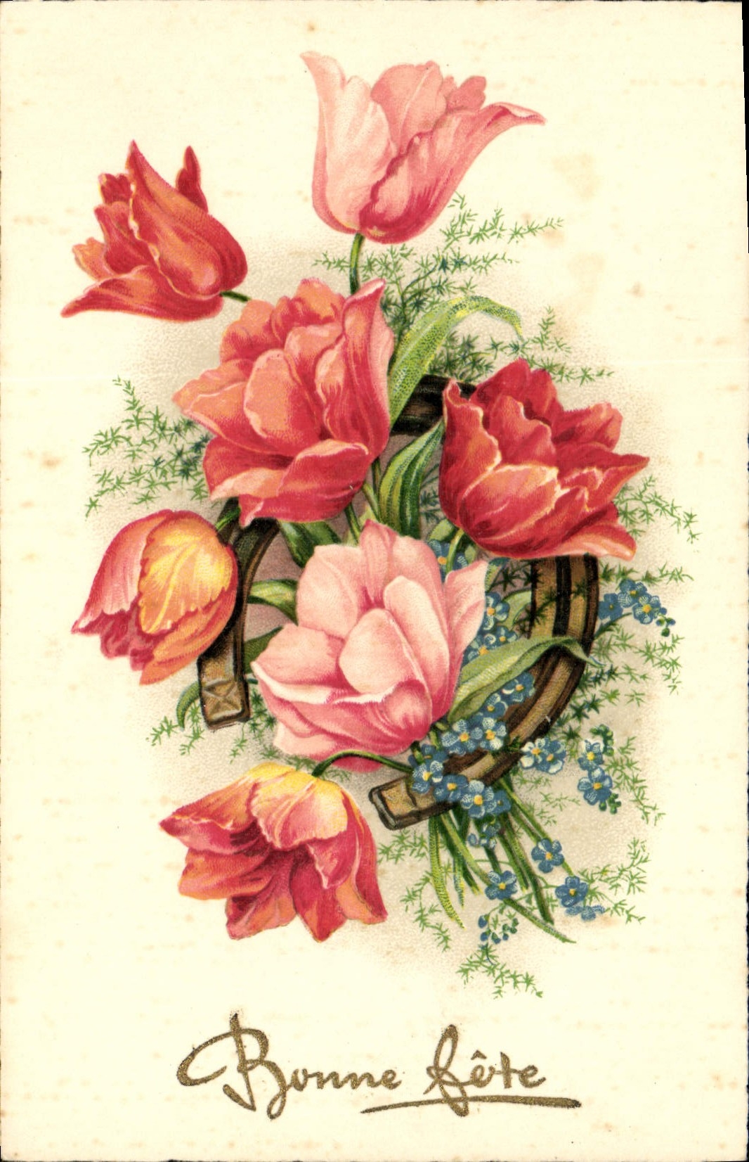 CPA Fantaisie Fleurs 