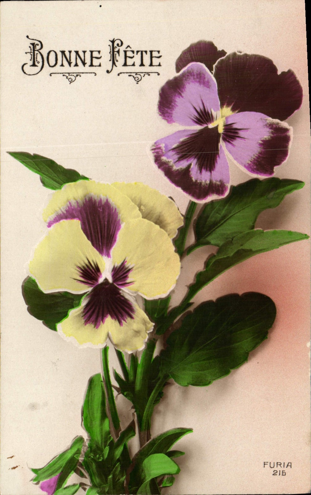 CPA Fantaisie Fleurs