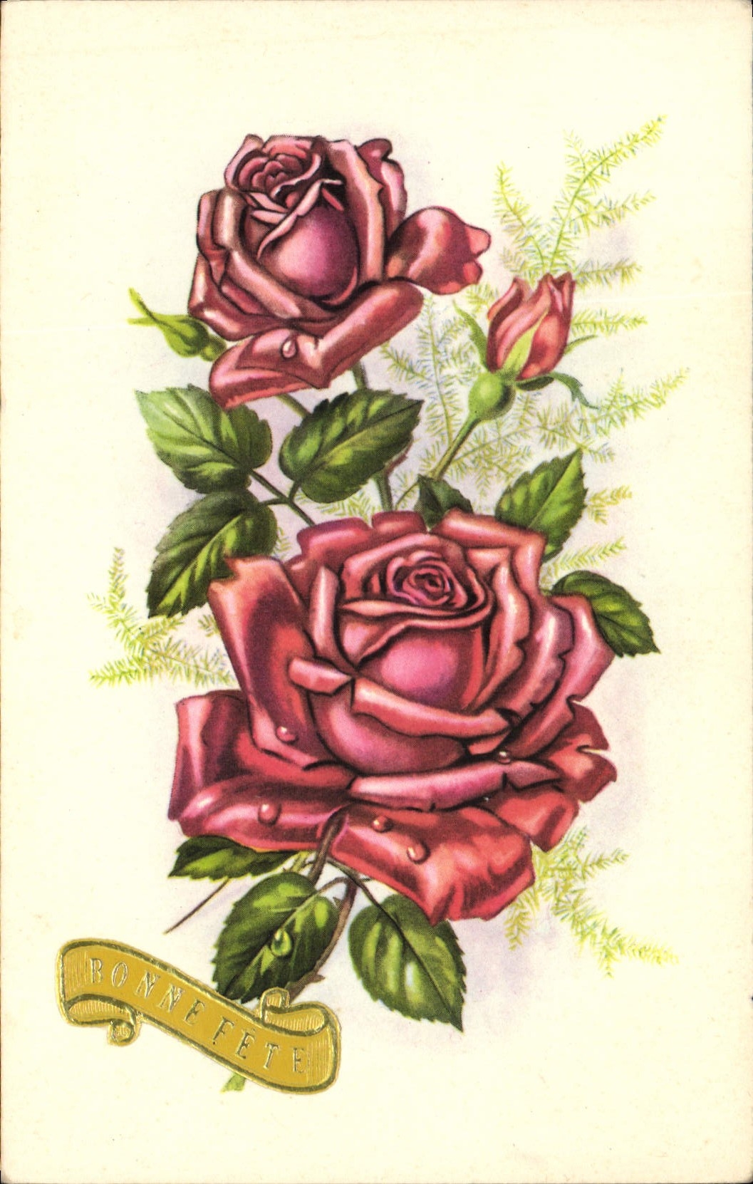 CPA Fantaisie Fleurs 