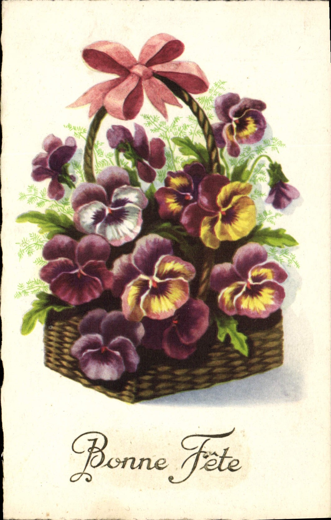 CPA Fantaisie Fleurs