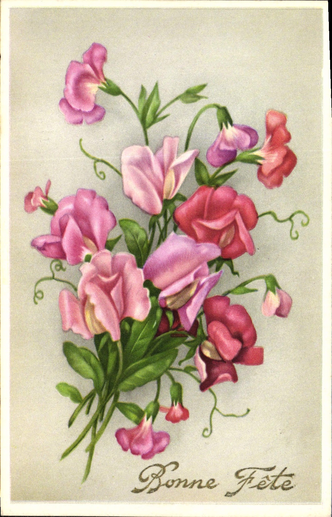 CPA Fantaisie Fleurs