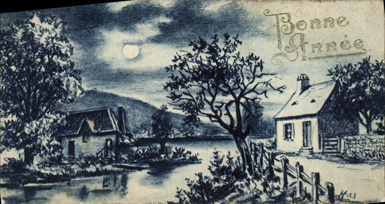 CPA Fantaisie Bonne annee