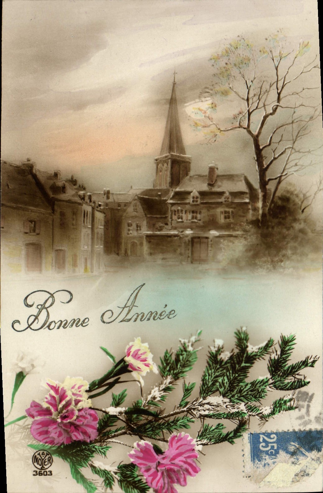 CPA Fantaisie Bonne annee