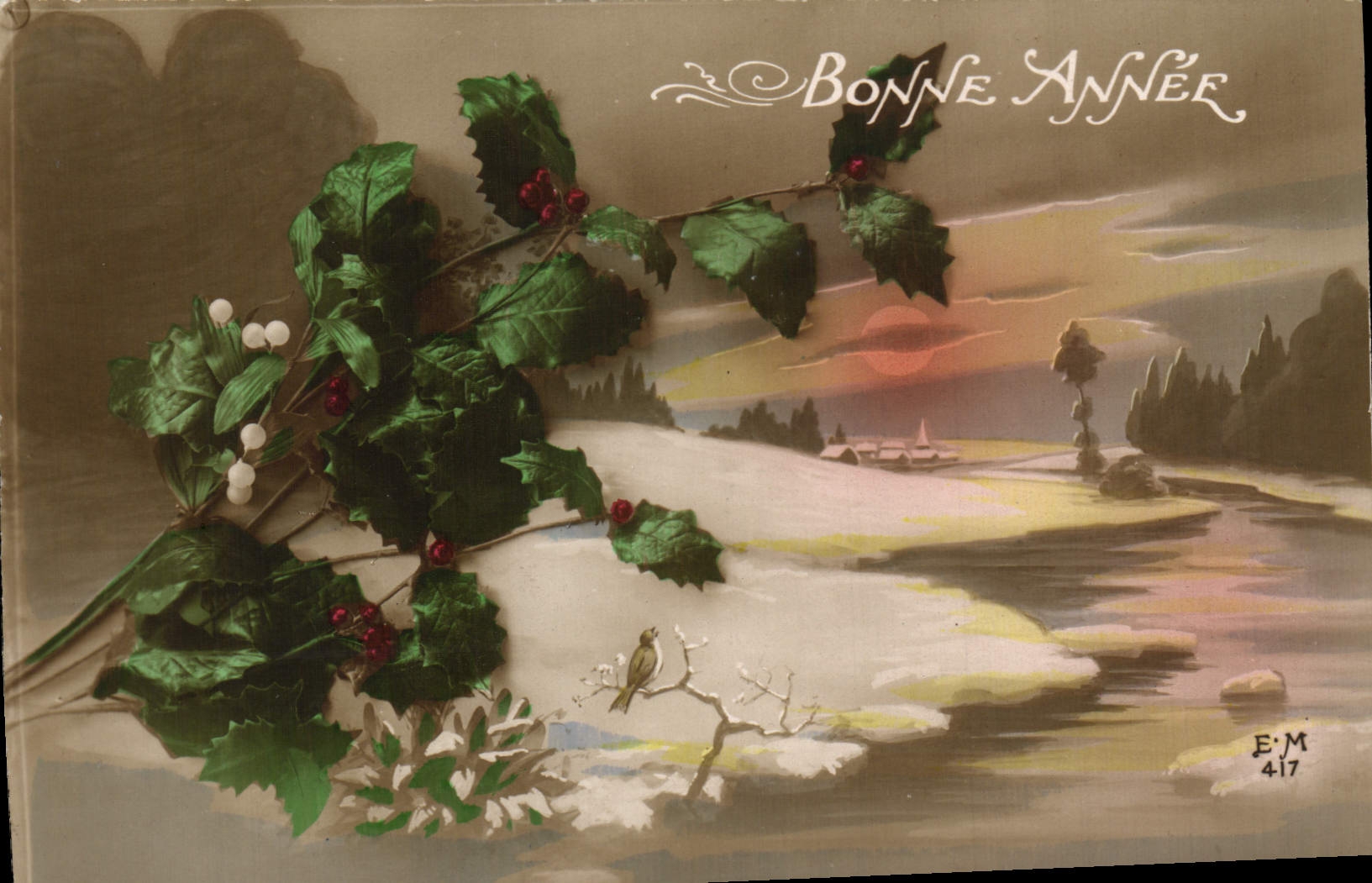 CPA Fantaisie Bonne annee