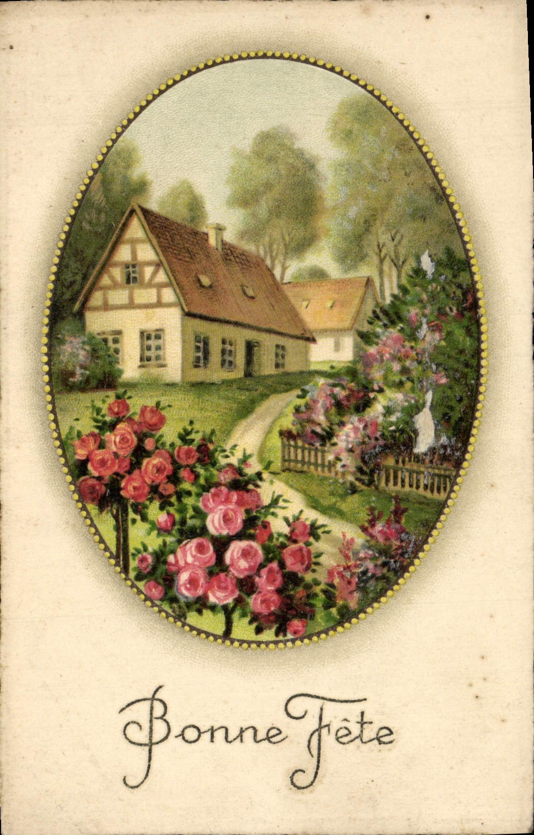 CPA Fantaisie Bonne Fete