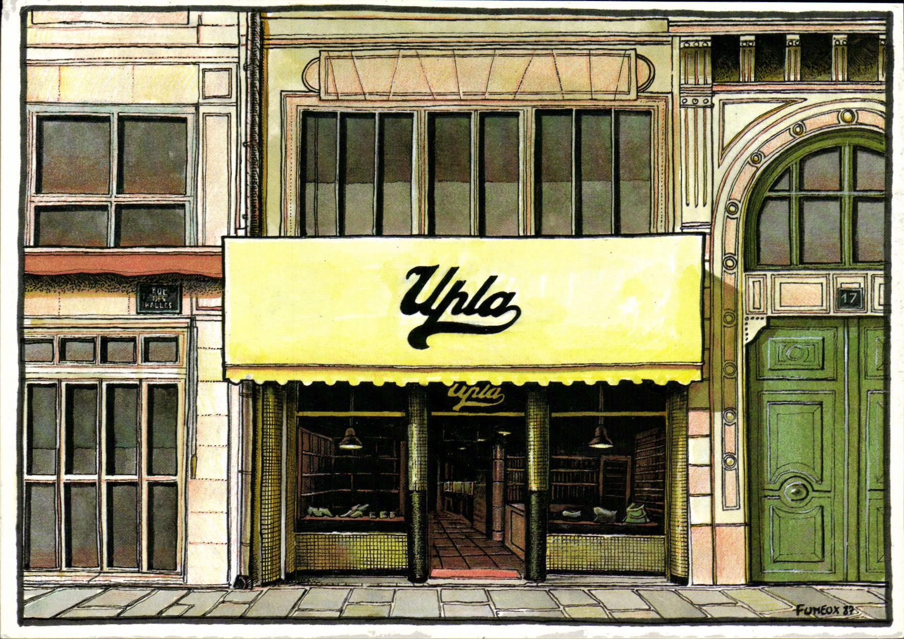 CPM Uhla Sacs Bagages Accessoires Rue des Halles Paris Grenelle Longchamp