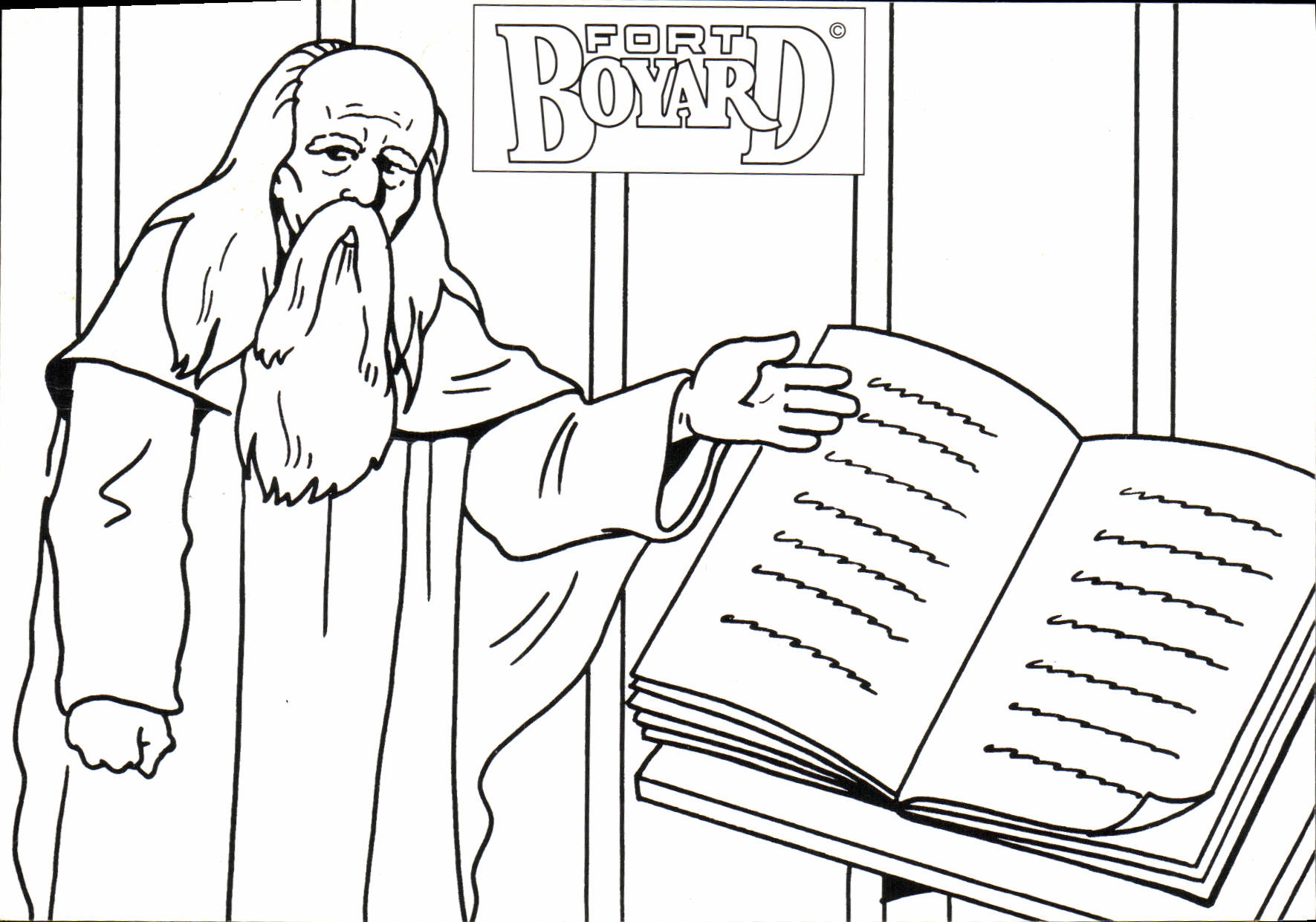 MODERN CARD Fort Boyard 1996 Bogyman