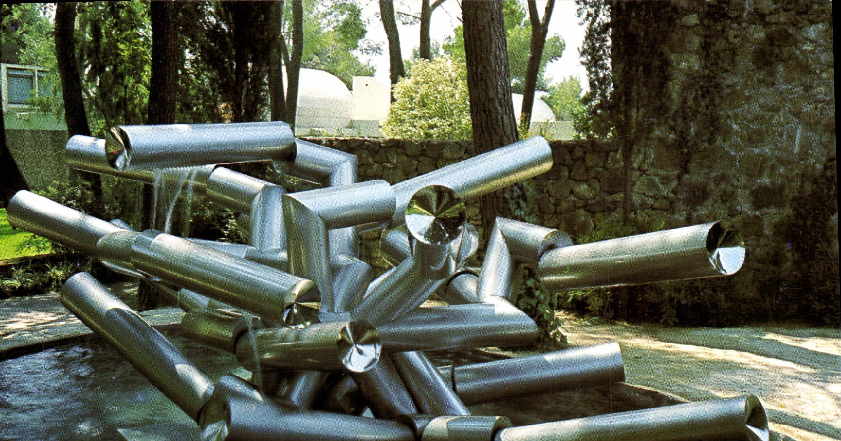 CPM Fondation Maeght Saint Paul France Pol Bury Fontaine 1978