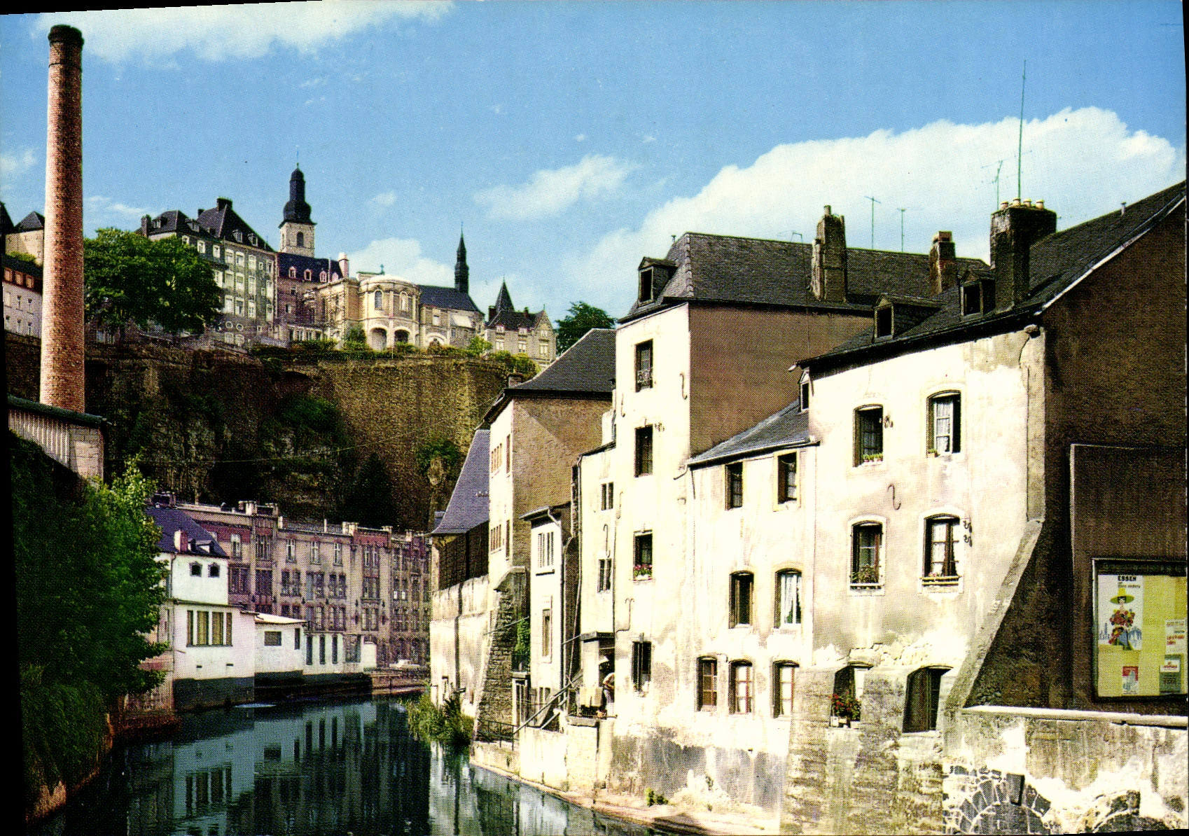 MODERN CARD Luxembourg the Picturesque Alzette In Grund