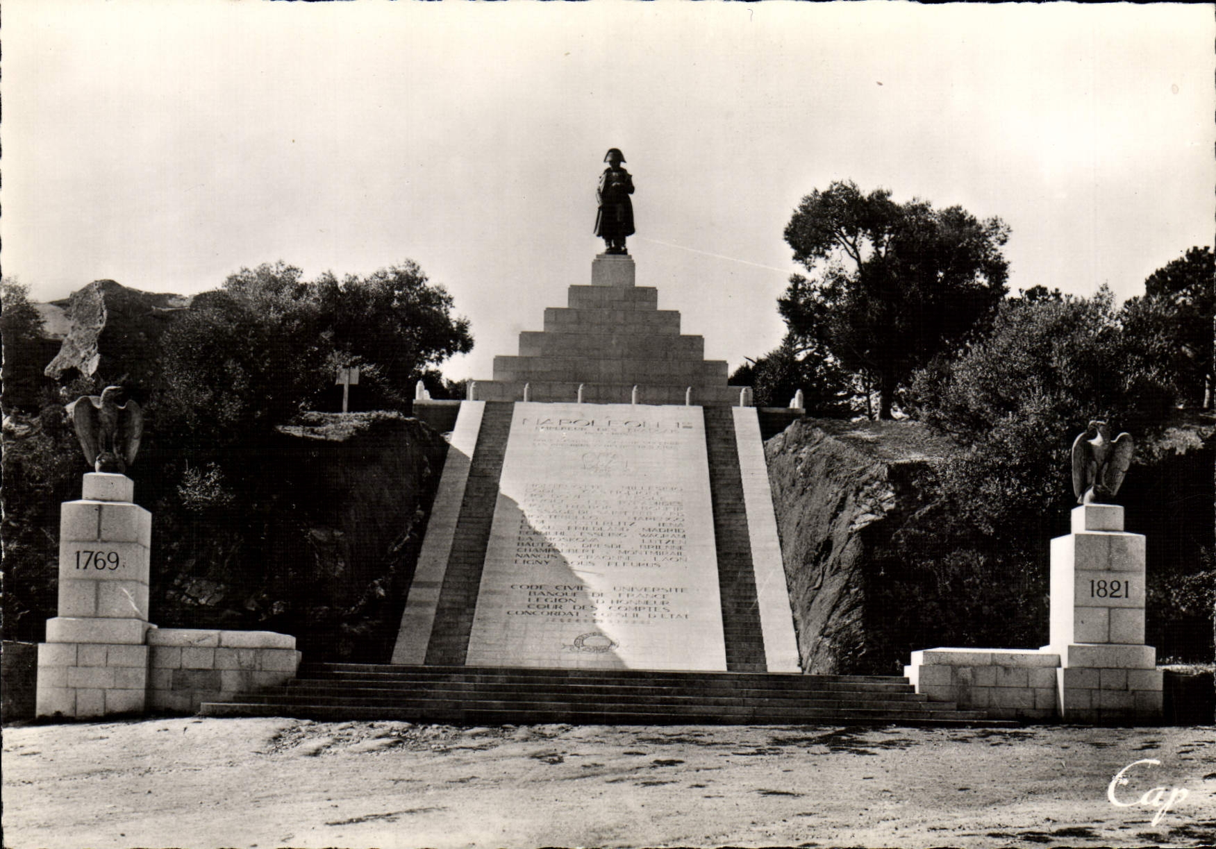 MODERN CARD Ajaccio Monument of Napoleon 1st