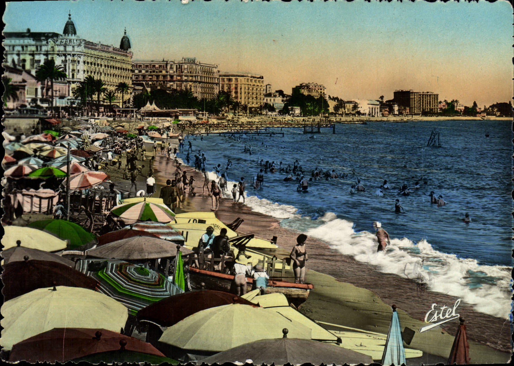 CPM Cannes La Plage et les Grands Hotels de la Croisette