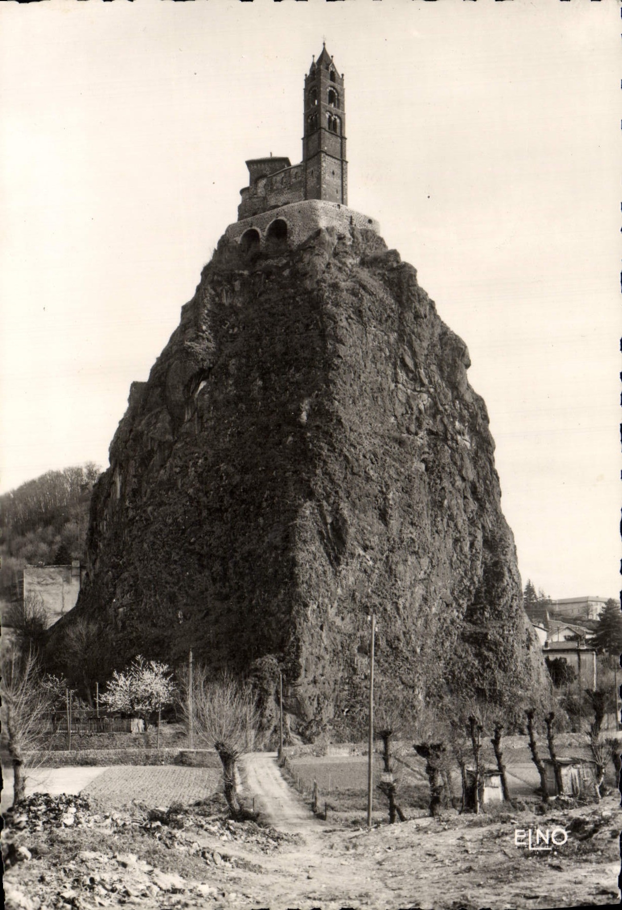 MODERN CARD Puy In Velay Rocks of Aiguilhe