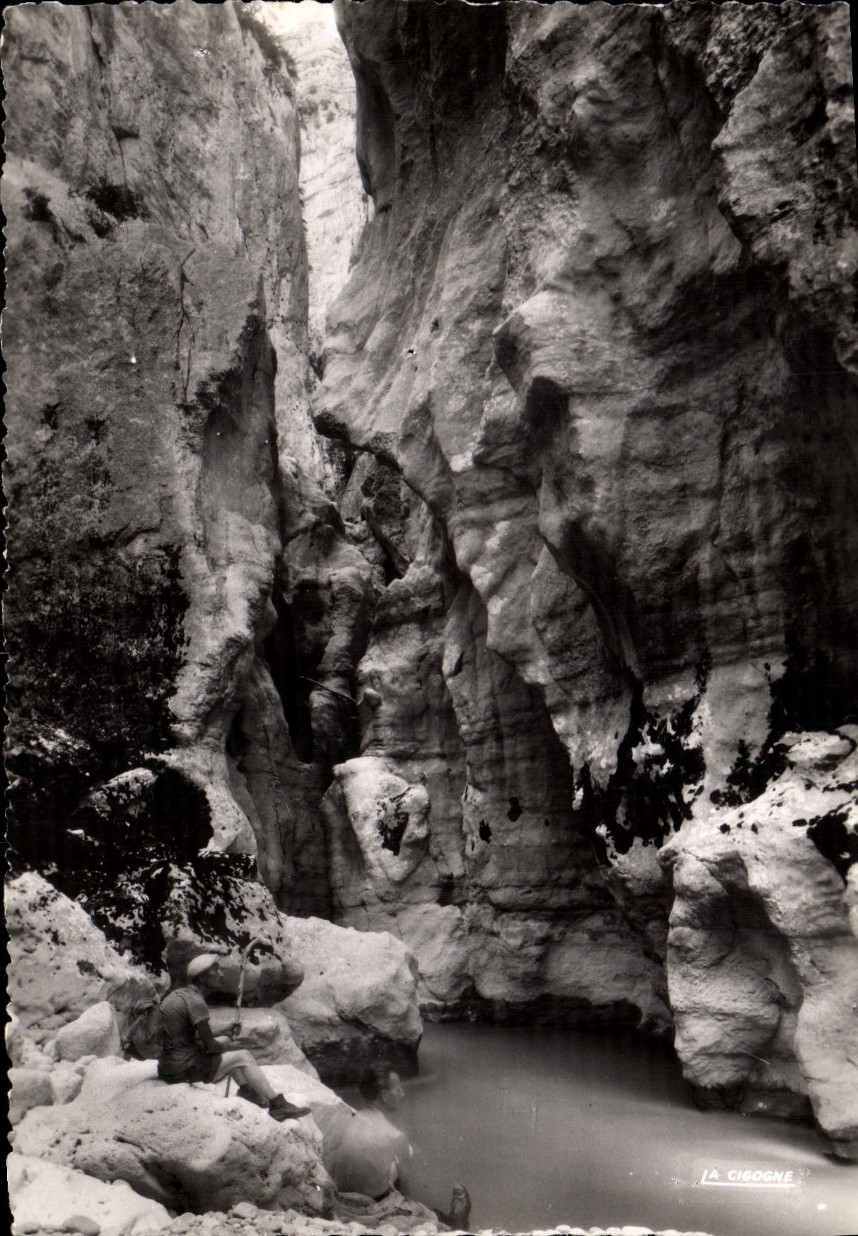 MODERN CARD Gorges Of the Verdon Entered of Imbut
