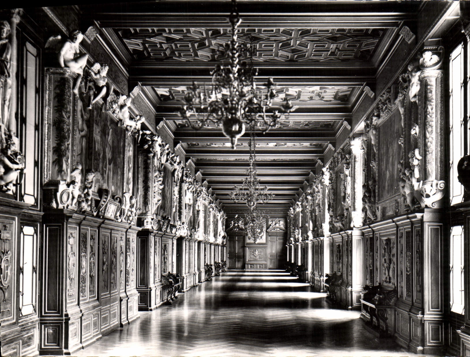 MODERN CARD Palate De Fontainebleau François Gallery 1st