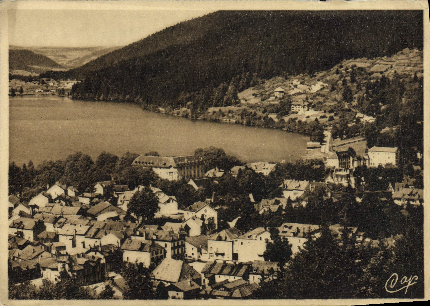 MODERN CARD Gerardmer View Taken of the Hollow one