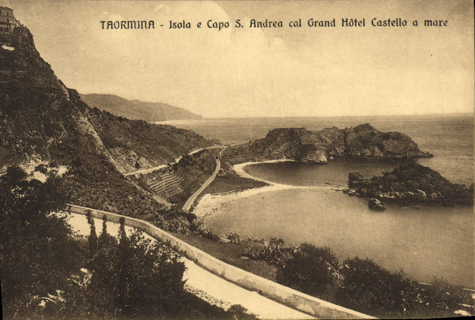 CPA Taormina Isola Capo Andrea Col Grand Castello a Mare