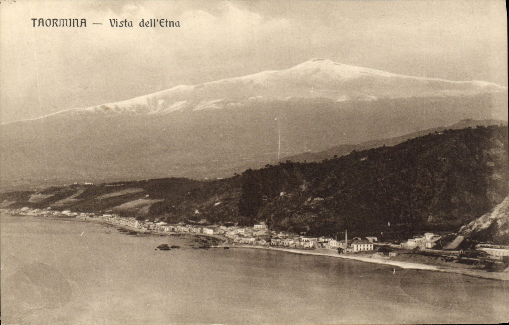 CPA Taormina Vista dell Etna Volcan