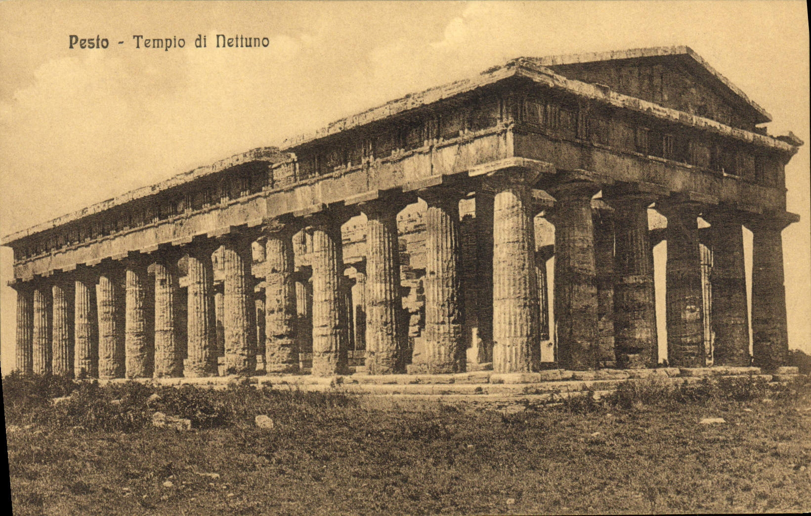 CPA Pesto Tempio Di Nettuno