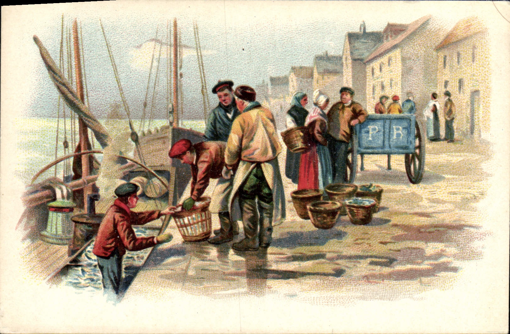 CPA Marins Publicite Phoscao Le Plus Exquis Des Dejeuners