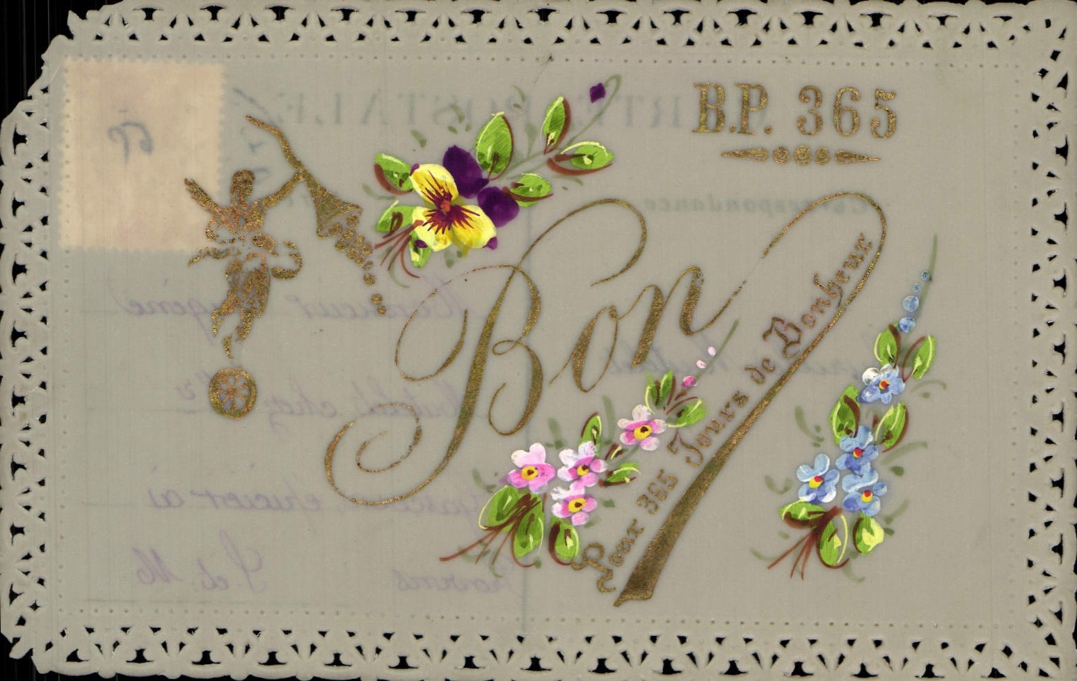 CPA Fantaisie Fleurs