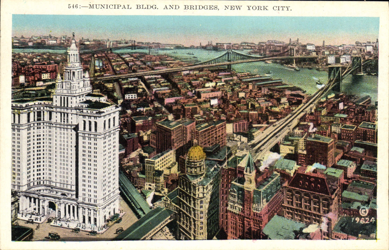 CPA Municipal Bldg And Bridges New York City