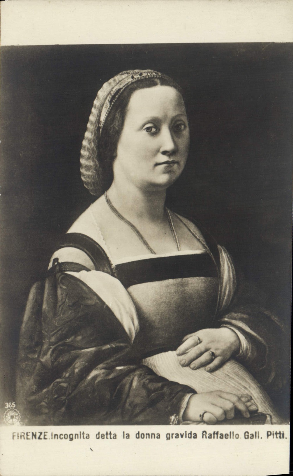 CPA Firenze Incognita Detta La Donna Gravida Raffaello Gall Pitti