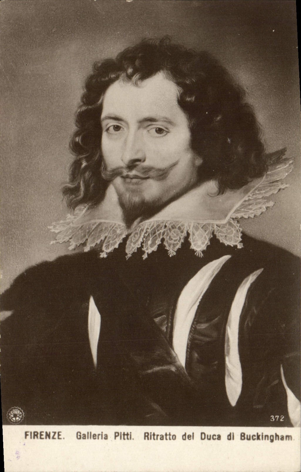 Galleria Pitti Ritratto Del Duca Di Buckingham de Firenze de la POSTAL de la VENDIMIA