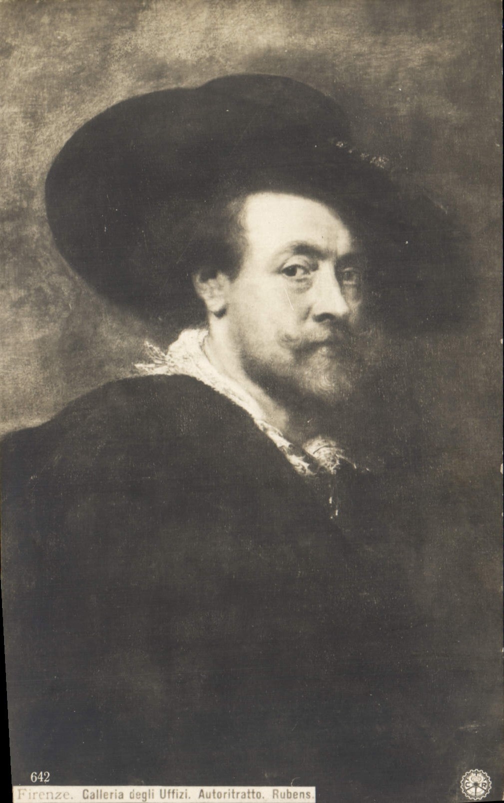 CPA Firenze Galleria Degli Uffizi Autotritatto Rubens