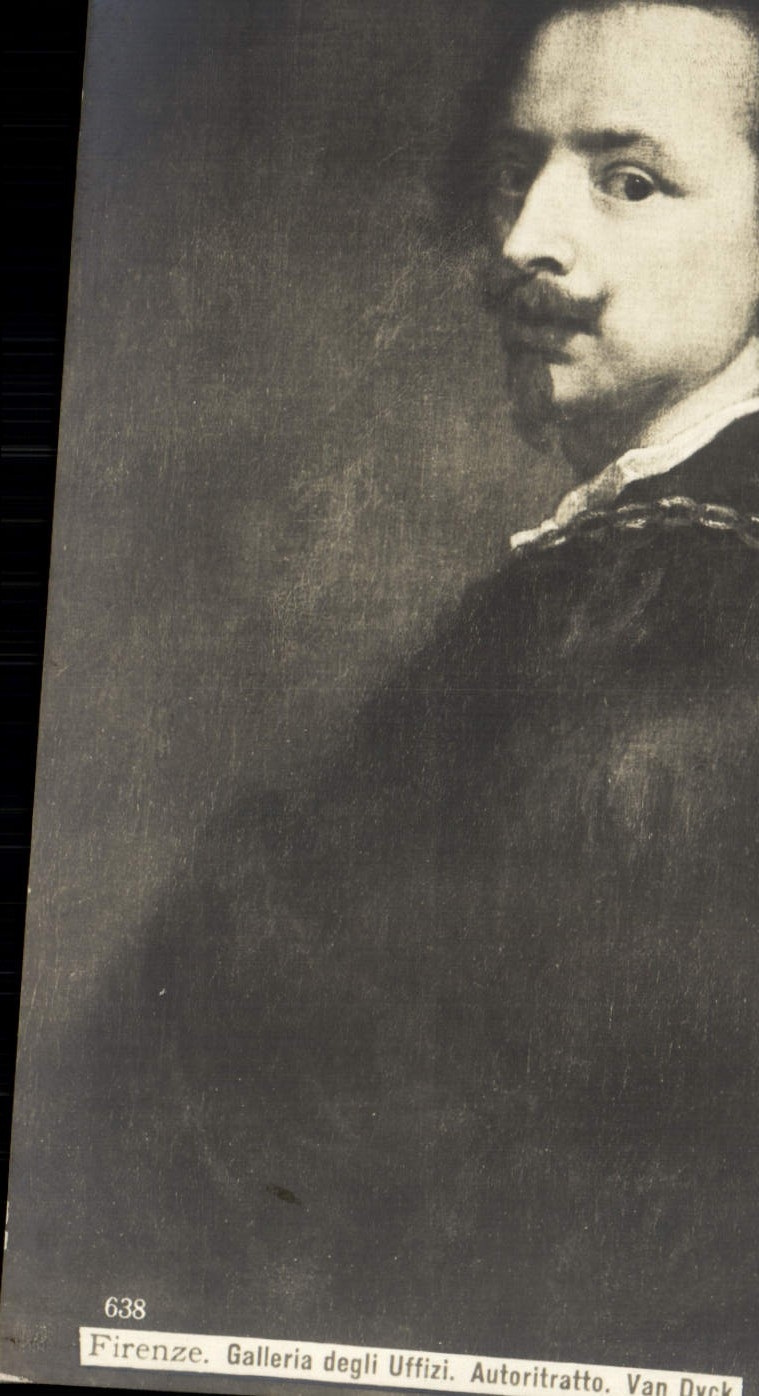 CPA Firenze Galleria Degli Uffizi Autoritratto Van Dyck