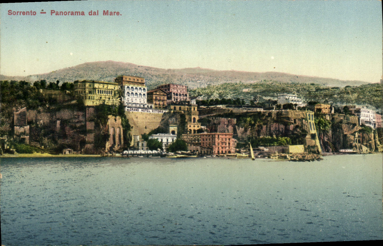 CPA Sorrento Panorama Dal Mare
