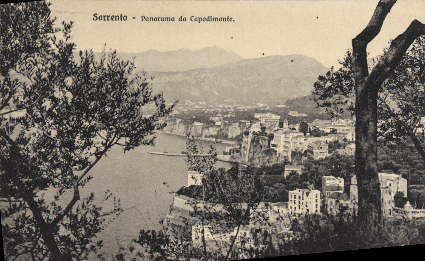 CPA Sorrento Panorama Da Capodimonte