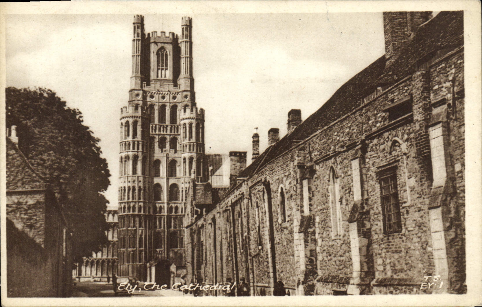 VINTAGE POSTCARD Ely The Cathedral