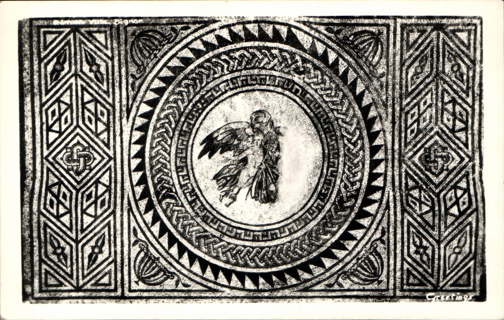 CPA Mosaique Bignor